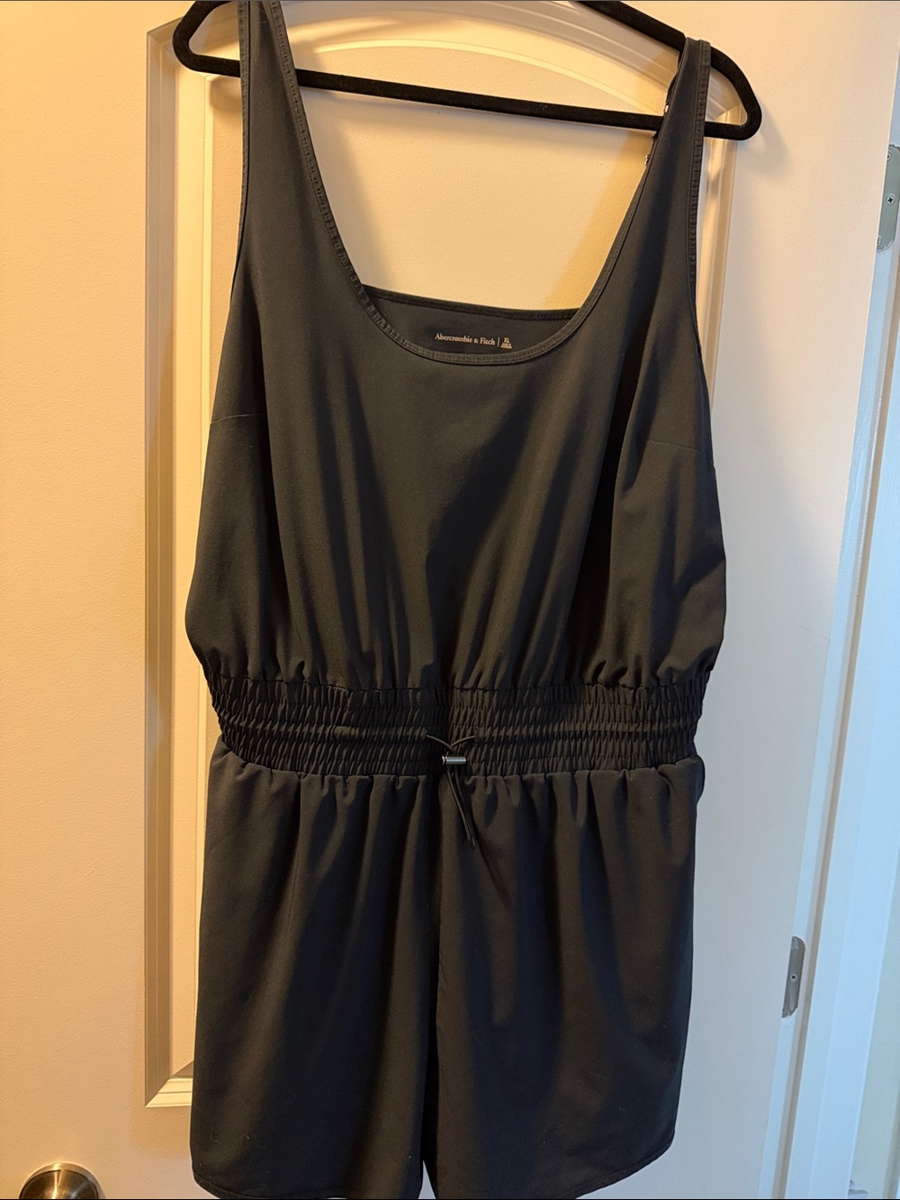 Abercrombie & Fitch Black Kids Sleeveless One-Piece Romper